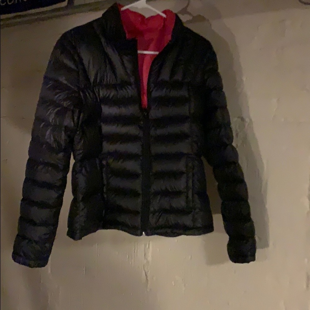 Black puffer jacket